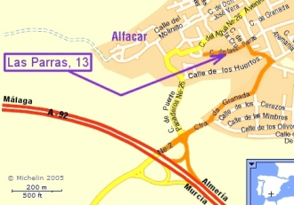 Map Alfacar Parras 13